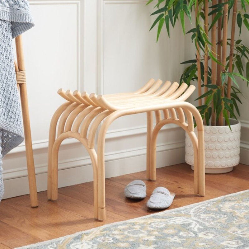 Artis Rattan Accent Stool AllModern   Artis Rattan Accent Stool 